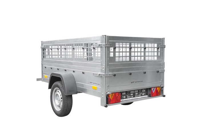 Garden Trailer 200 KIPP – Gitteraufsatz & Stützrad