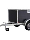 BW Trailers Hundeanhänger – 2 Hunde, Braun