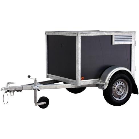 BW Trailers Hundeanhänger – 2 Hunde, Braun