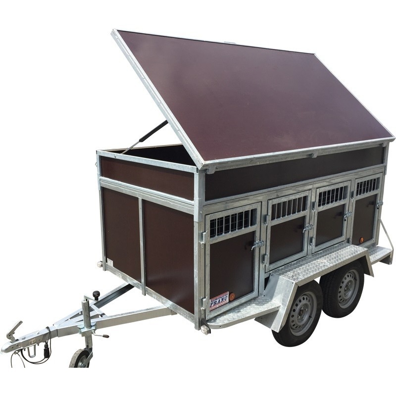Hundeanhänger 8 Hunde + Kofferraum – Profi-Transport – Bild 2