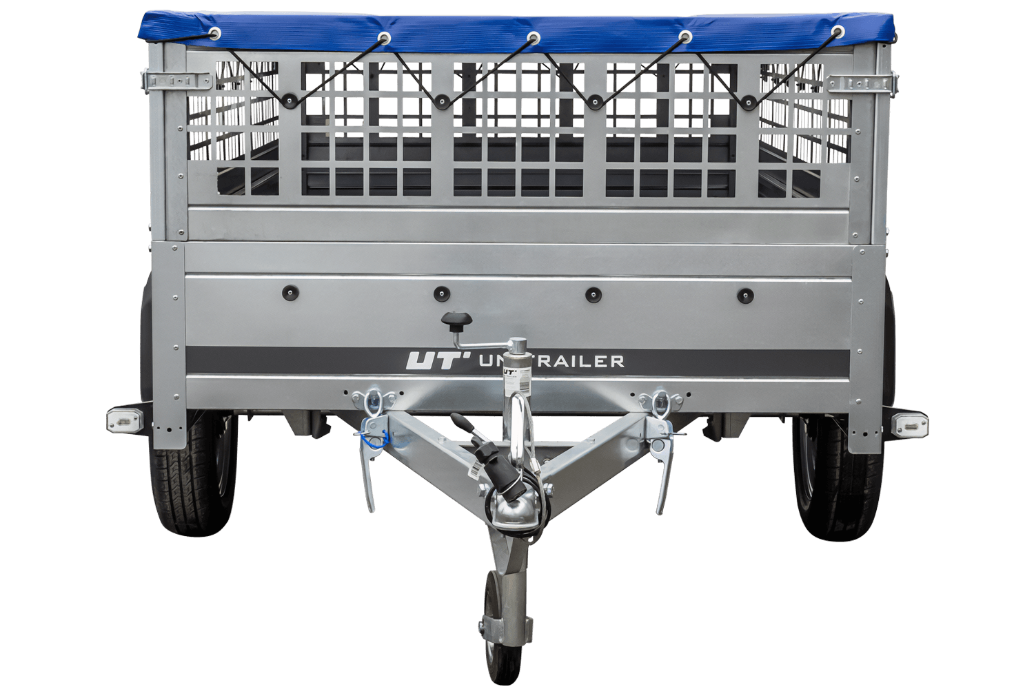 Garden Trailer 230 KIPP – Gitteranhänger 230×125 cm, Blau – Bild 3