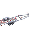 Mecanorem Motorboot-Anhänger – 2-Achsen, 2000 kg