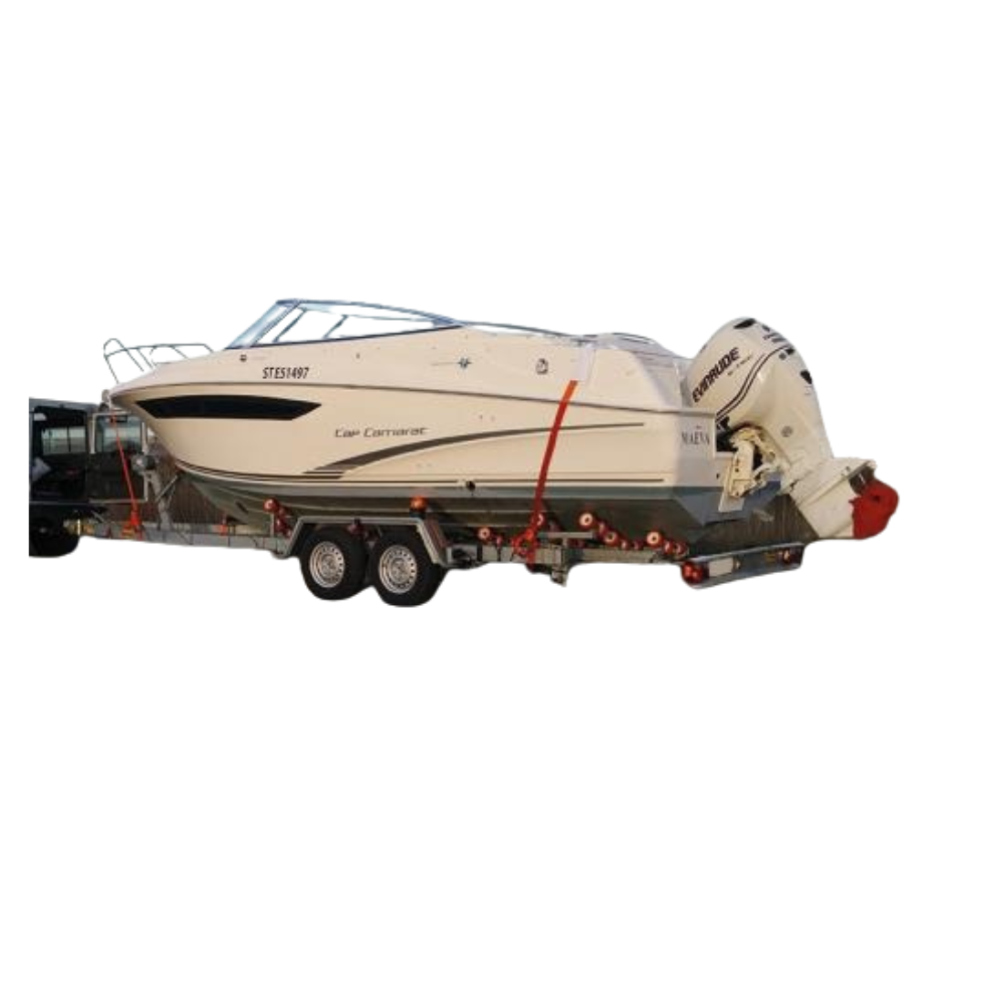 Mecanorem Motorboot-Anhänger – 2-Achsen, 3500 kg