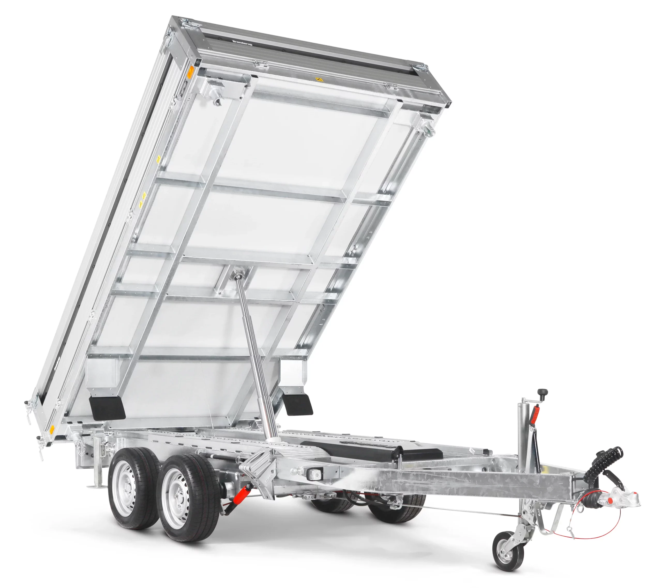 BRENDERUP Dreiseitenkipper 3,25 m – 2700/3500 kg Elektropumpe – Bild 2