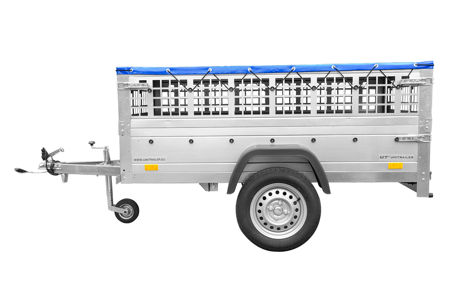 Garden Trailer 200 KIPP – Gitteranhänger 200×106 cm, Blau