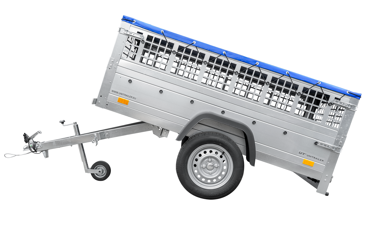 Garden Trailer 200 KIPP – Gitteranhänger 200×106 cm, Blau – Bild 4