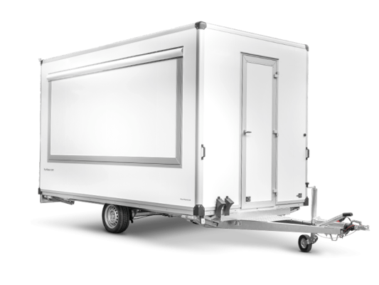 Purferro Einachsiger LKW-Anhänger – Sandwichbremse