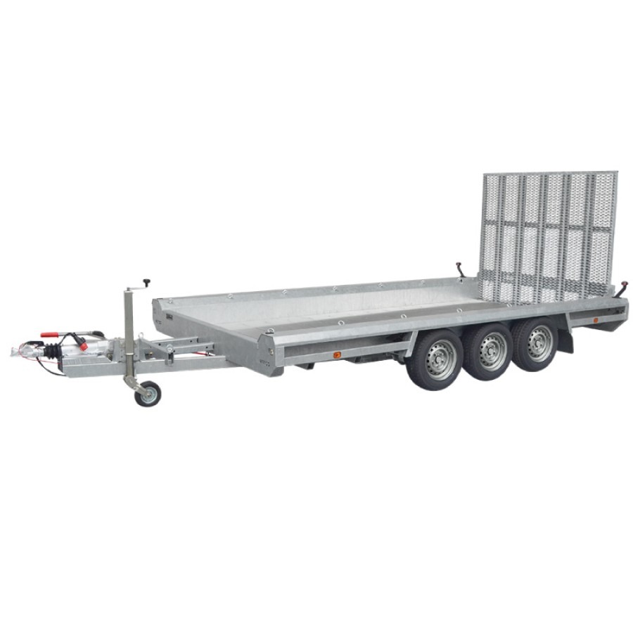 Hulco Terrax-3 3500 – Dreiachsiger Maschinentransporter 469×195 cm