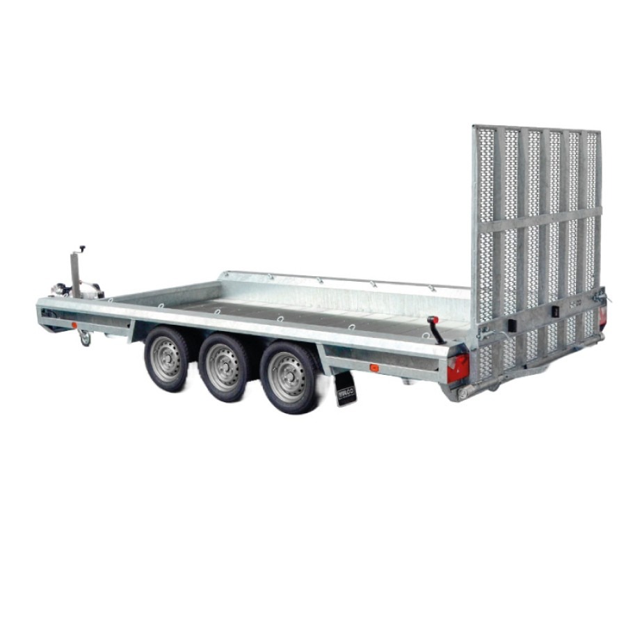Hulco Terrax-3 3500 – Dreiachsiger Maschinentransporter 469×195 cm – Bild 3