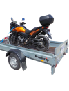 BRENDERUP Motorradanhänger – 2,60×1,53 m / 750 kg Kipppritsche