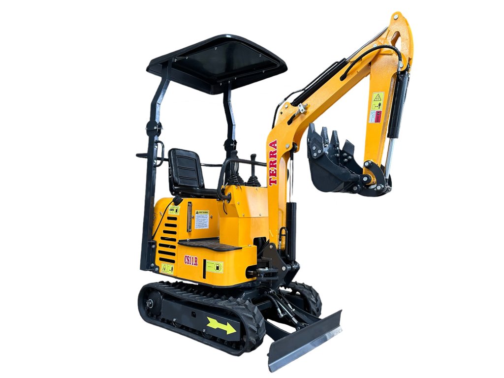 Terra CS11.R – Kompakter Minibagger 1090 kg, Diesel – Bild 3