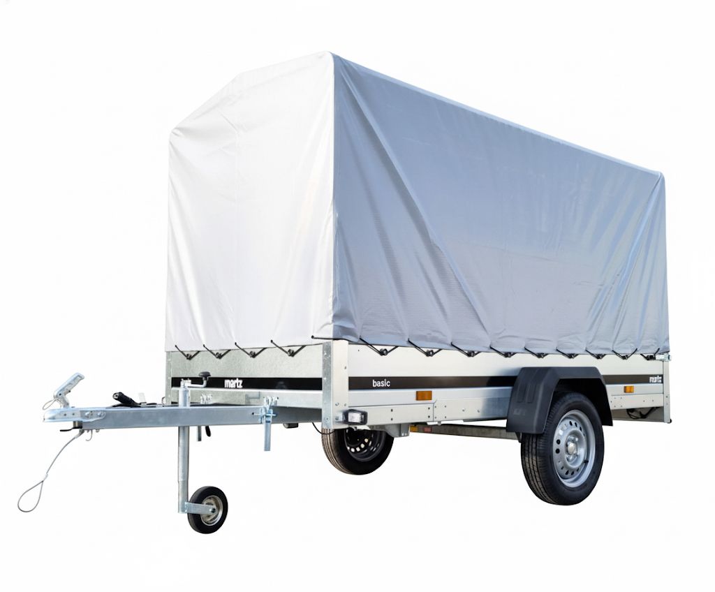 Gepäckanhänger 750 kg – 264×126 cm, Klappdeichsel & Plane