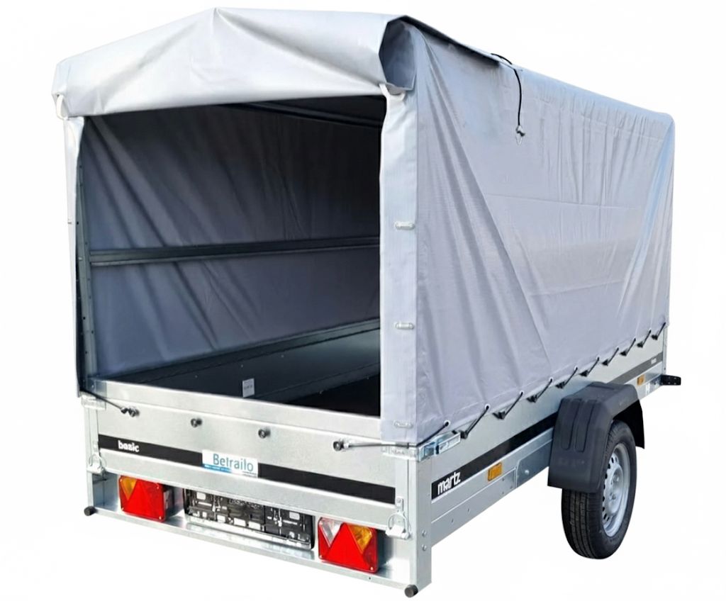 Gepäckanhänger 750 kg – 264×126 cm, Klappdeichsel & Plane – Bild 4