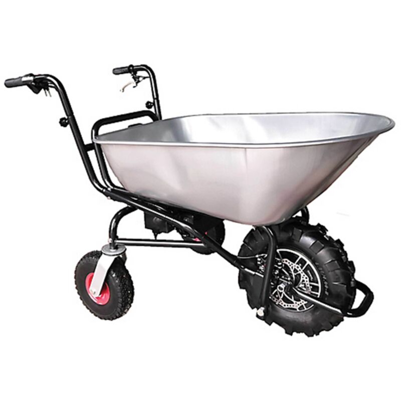 Elektro-Motorschubkarre 24V – 120 kg, Verstellbarer Korb