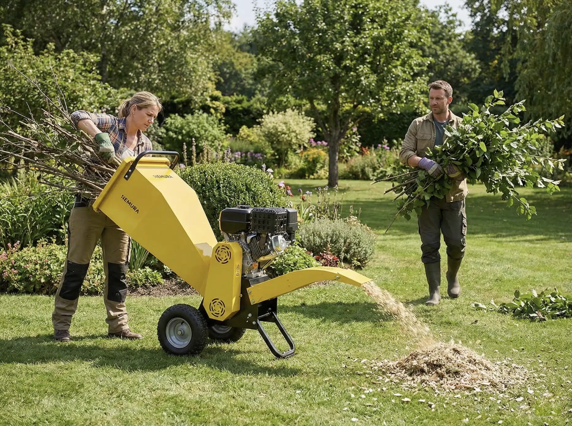 Benzin-Gartenhäcksler 420 cc 12 PS – Schwerlast bis Ø 100 mm – Bild 7